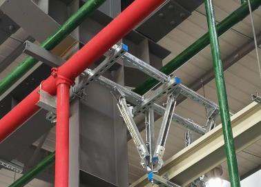 龙南该抗震支架的整体式支吊架结构协调性好